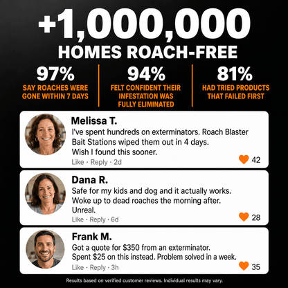 Roach Blaster Bait Stations - Roach Blaster