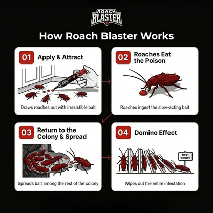 Roach Blaster Gel Bait - Roach Blaster